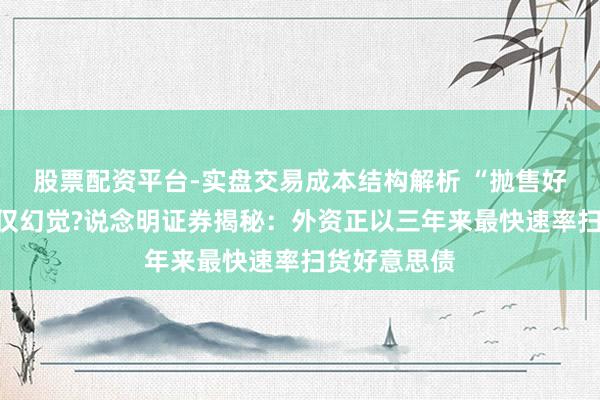 股票配资平台-实盘交易成本结构解析 “抛售好意思国”仅仅幻觉?说念明证券揭秘：外资正以三年来最快速率扫货好意思债