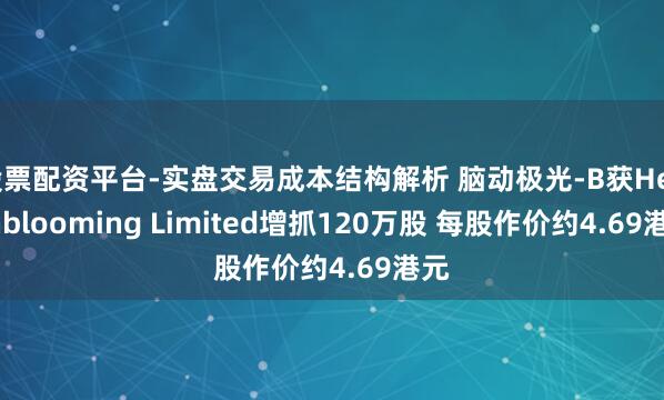 股票配资平台-实盘交易成本结构解析 脑动极光-B获Healthblooming Limited增抓120万股 每股作价约4.69港元