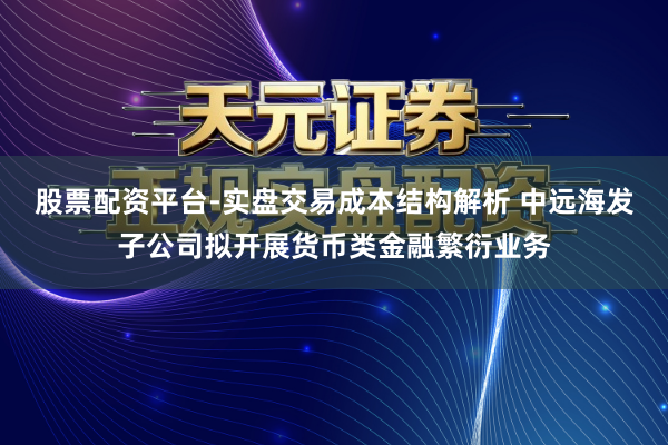 股票配资平台-实盘交易成本结构解析 中远海发子公司拟开展货币类金融繁衍业务